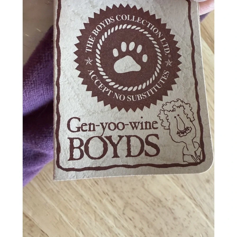 Gen Yoo Wine Boyds Bears Starr E. Night Collector‎ Bear 2002 Hallmark JB Bean